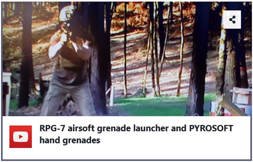 RPG7 Airsoft TAGInn grenade launcher Youbube